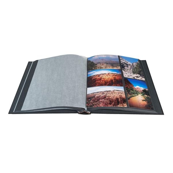 Produktbild: Fotoalbum MILANO 29x32 cm, 60 schwarze Seiten