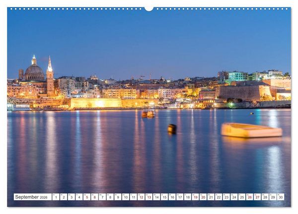 Produktbild: Malta - Gozo und Comino (hochwertiger Premium Wandkalender 2026 DIN A2 quer), Kunstdruck in Hochglanz