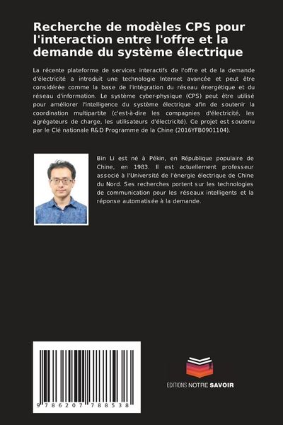 Produktbild: Recherche de mod&egrave;les CPS pour l'interaction entre l'offre et la demande du syst&egrave;me &eacute;lectrique