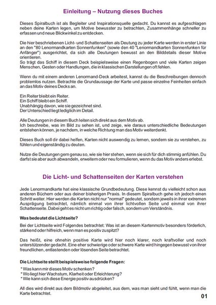 Produktbild: Licht und Schatten Deutungen der Lenormandkarten