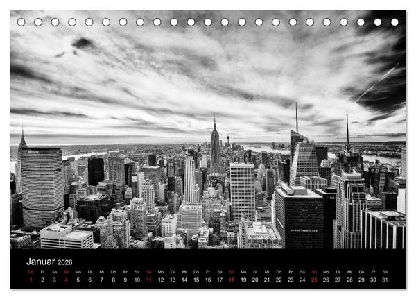 Produktbild: New York 2026 (Tischkalender 2026 DIN A5 quer), CALVENDO Monatskalender
