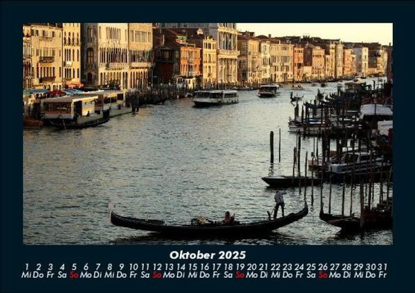 Produktbild: Venedig 2025 Fotokalender DIN A5