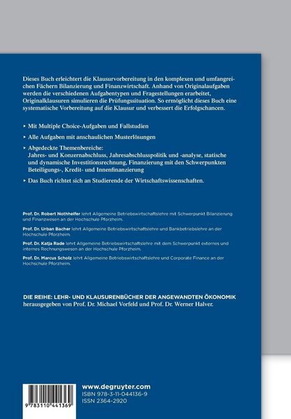 Produktbild: Klausurtraining f&uuml;r Bilanzierung und Finanzwirtschaft