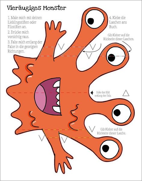 Produktbild: Dein Pop-Up Buch zum Selbermachen Monster