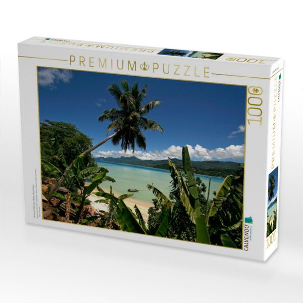 Produktbild: CALVENDO Puzzle Anse a la Mouche, Mahe, Seychellen | 1000 Teile Lege-Gr&ouml;&szlig;e 64x48cm Foto-Puzzle f&uuml;r gl&uuml;ckliche Stunden