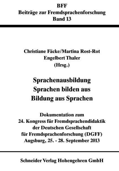 Produktbild: Sprachenausbildung - Sprachen bilden aus - Bildung aus Sprachen