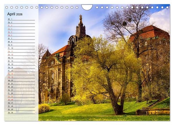 Produktbild: WUNDERVOLLES DRESDEN (Wandkalender 2026 DIN A4 quer), CALVENDO Monatskalender