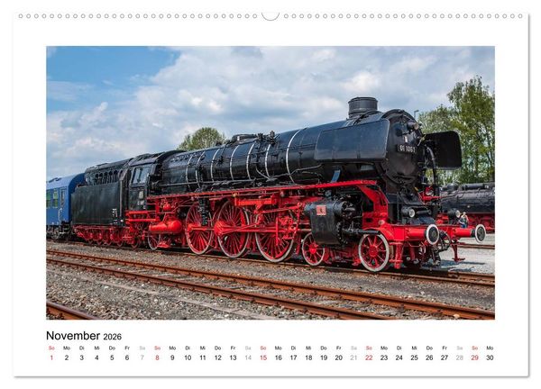 Produktbild: Unter Dampf - Dampflokromantik (Wandkalender 2026 DIN A2 quer), CALVENDO Monatskalender