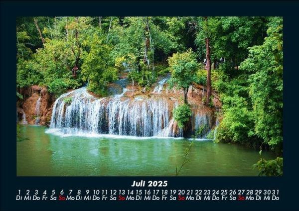 Produktbild: Wasserf&auml;lle 2025 Fotokalender DIN A5