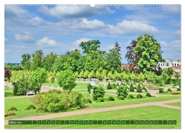 Produktbild: Schlossgarten Neustrelitz (Wandkalender 2026 DIN A2 quer), CALVENDO Monatskalender
