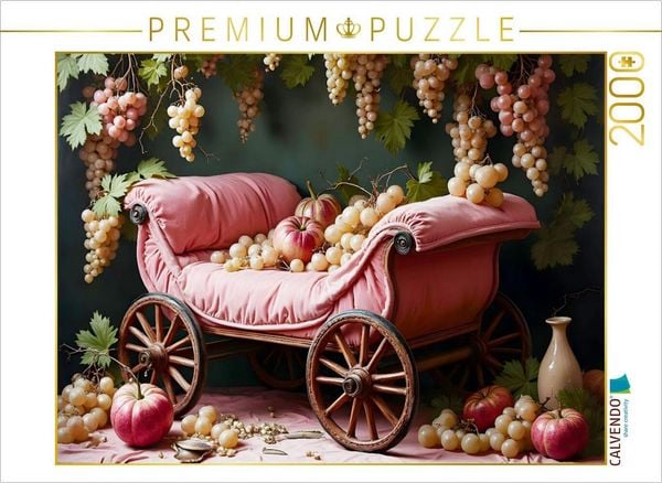 CALVENDO Puzzle Nostalgie in Rosa | 2000 Teile Lege-Größe 90x67cm Foto-Puzzle für glückliche Stunden