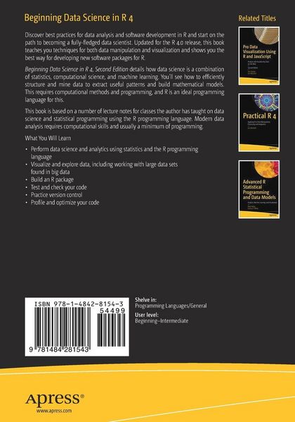 Produktbild: Beginning Data Science in R 4