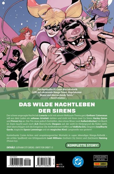 Produktbild: Gotham City Sirens: Disco aus dem All