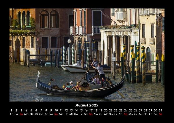 Produktbild: Venedig 2025 Fotokalender DIN A3