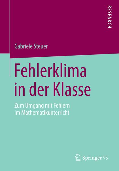 Produktbild: Fehlerklima in der Klasse