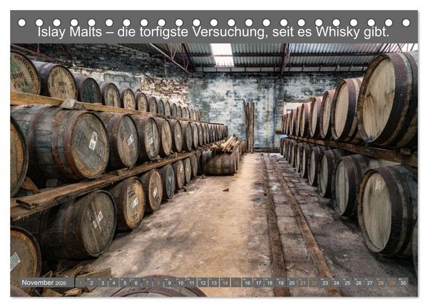 Produktbild: Witzige Whisky-Werbeslogans (Tischkalender 2026 DIN A5 quer), CALVENDO Monatskalender