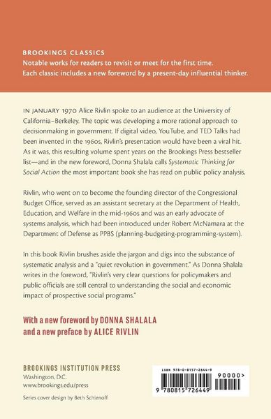 Produktbild: Systematic Thinking for Social Action