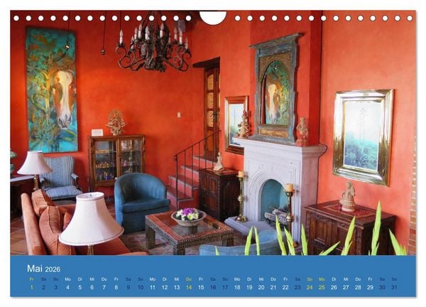 Produktbild: Viva Mexiko - Farben und Freude (Wandkalender 2026 DIN A4 quer), CALVENDO Monatskalender