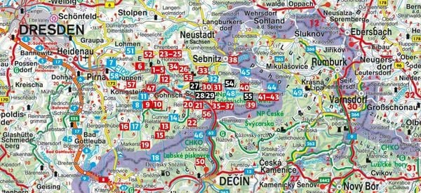 Produktbild: ROTHER Wanderf&uuml;hrer Elbsandsteingebirge. 58 Touren in der S&auml;chsischen Schweiz &ndash; mit Malerweg und Stiegen