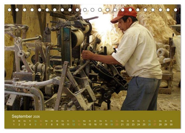 Produktbild: Maya in Yukatan 2026 (Tischkalender 2026 DIN A5 quer), CALVENDO Monatskalender