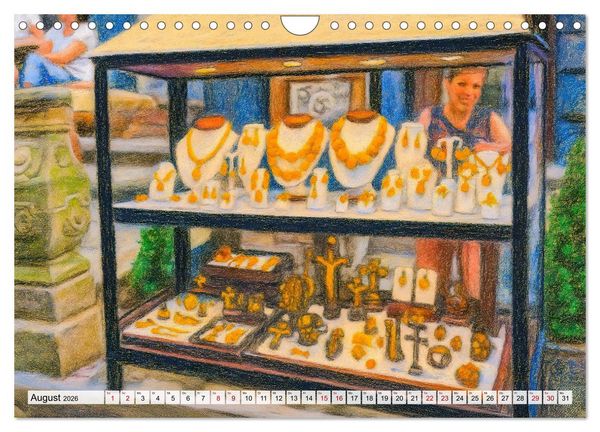 Produktbild: Danzig entdecken - Sehensw&uuml;rdigkeiten der polnischen Hansestadt (Wandkalender 2026 DIN A4 quer), CALVENDO Monatskalender
