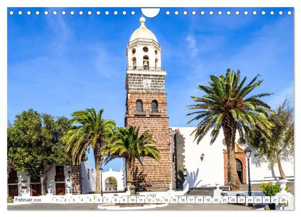 Produktbild: Lanzarote - Wo die Vulkane die Landschaft formten (Wandkalender 2026 DIN A4 quer), CALVENDO Monatskalender