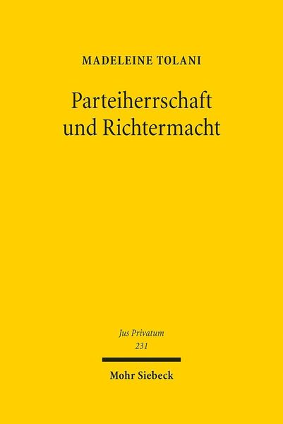 Produktbild: Parteiherrschaft und Richtermacht