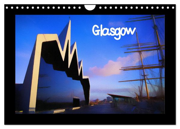 Produktbild: Glasgow (Wall Calendar 2026 DIN A4 landscape), CALVENDO 12 Month Wall Calendar