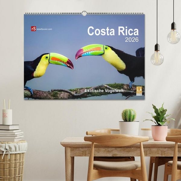 Produktbild: Costa Rica 2026 Exotische Vogelwelt (Wandkalender 2026 DIN A2 quer), CALVENDO Monatskalender