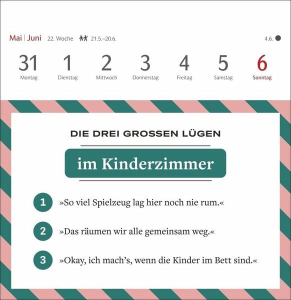 Produktbild: Die drei gro&szlig;en L&uuml;gen Premium-Postkartenkalender 2027 - 53 Postkarten mit am&uuml;santen Alltagsl&uuml;gen
