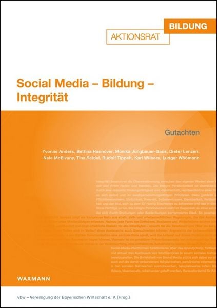Produktbild: Social Media &ndash; Bildung &ndash; Integrit&auml;t