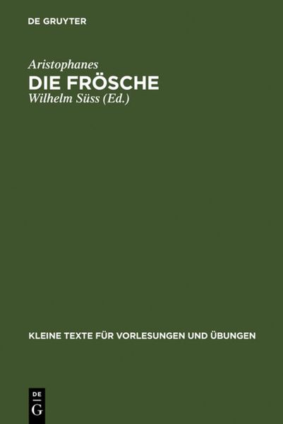 Produktbild: Die Fr&ouml;sche