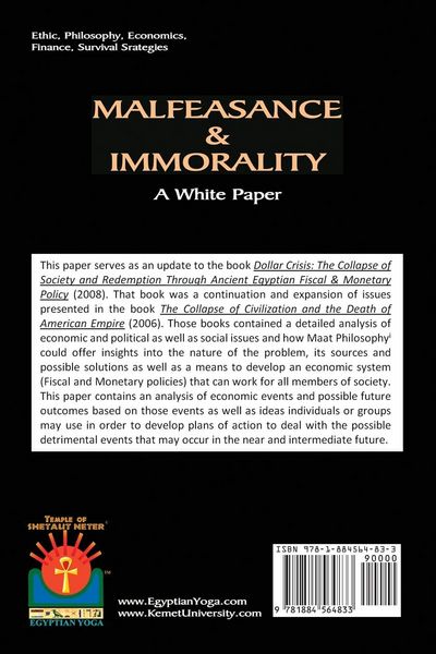 Produktbild: Malfeasance & Immorality
