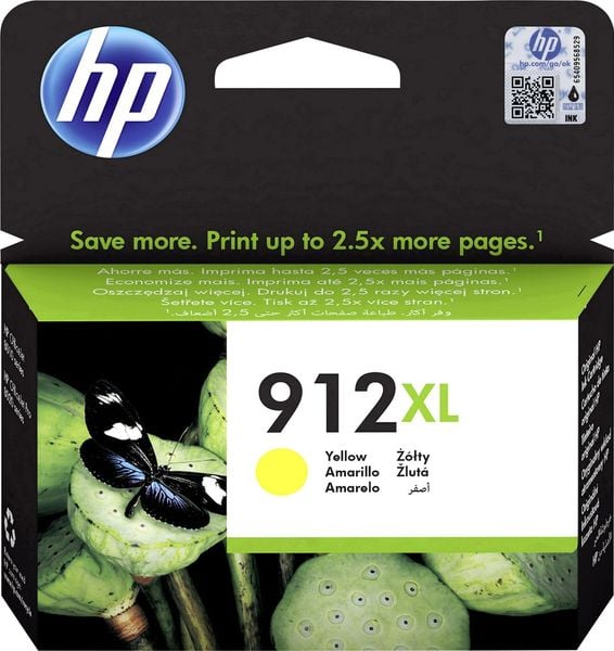 HP 912XL Druckerpatrone Original Gelb 3YL83AE Tinte