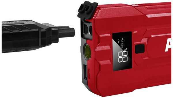 Produktbild: APA Schnellstartsystem Powerpack 10Ah 4S LiPo 16443 Starthilfestrom (12 V)=400A 12 V-Ausgang 1x, SOS-Signalleuchte, Verpolungs-