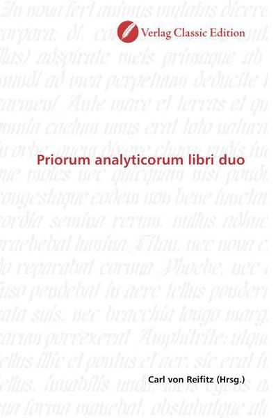 Produktbild: Priorum analyticorum libri duo