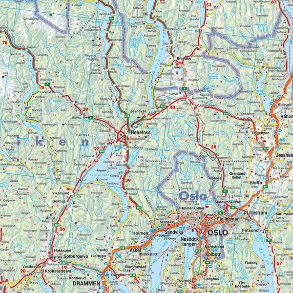 Produktbild: Norwegen, Straßenkarte 1:600.000, freytag & berndt