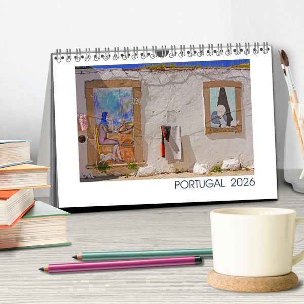 Produktbild: Portugal. Die Algarve zwischen Faro und Castro Marim (Tischkalender 2026 DIN A5 quer), CALVENDO Monatskalender