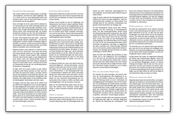 Produktbild: Meine Wunschgeburt - Selbstbestimmt geb&auml;ren nach Kaiserschnitt: Begleitbuch f&uuml;r Schwangere, ihre Partner und geburtshilfliche Fachpersonen