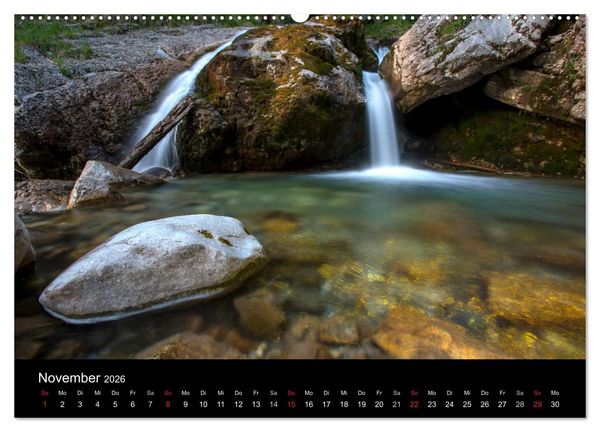 Produktbild: Kuhflucht Wasserfälle bei Farchant (Wandkalender 2026 DIN A2 quer), CALVENDO Monatskalender