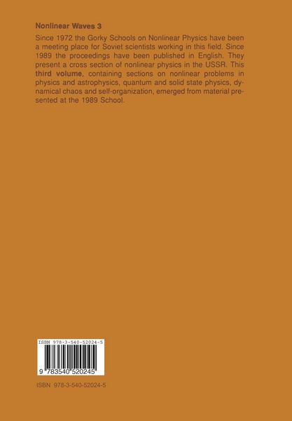 Produktbild: Nonlinear Waves 3
