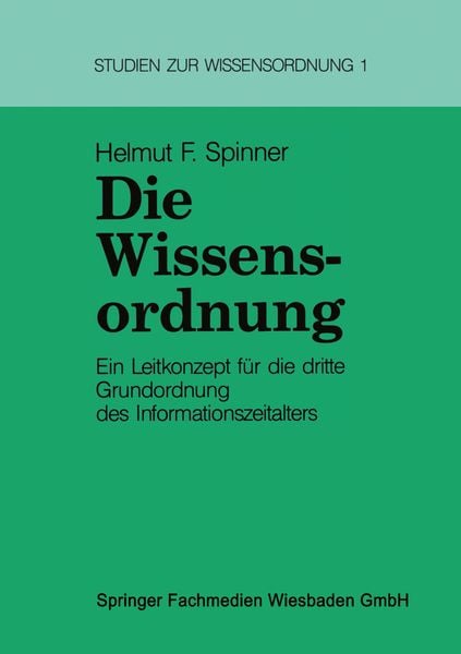 Produktbild: Die Wissensordnung