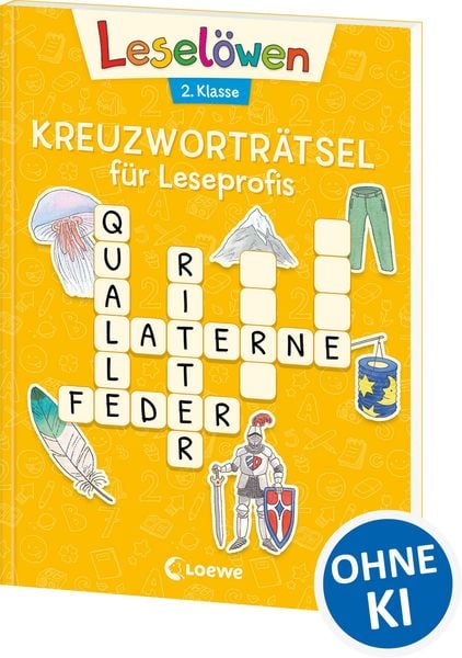 Leselöwen Kreuzworträtsel für Leseprofis - 2. Klasse (Sonnengelb), Taschenbuch von , Loewe, 9783743213951
