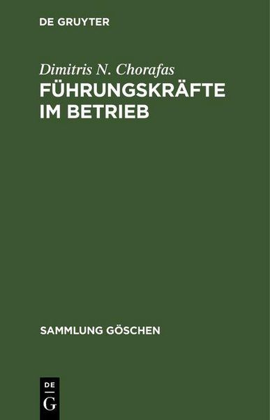 Produktbild: F&uuml;hrungskr&auml;fte im Betrieb