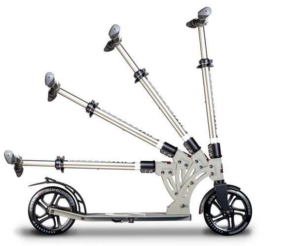 Produktbild: SIX DEGREES Alu Scooter 205 mm grau