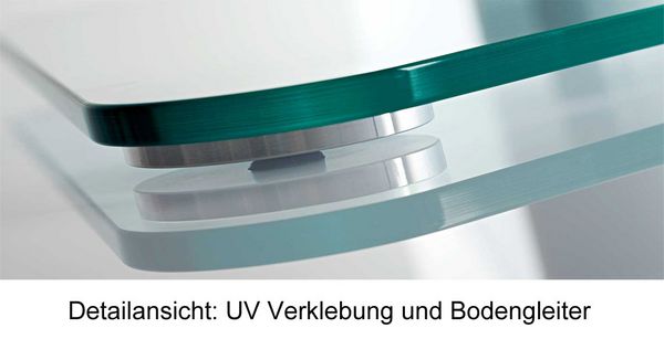Produktbild: Universal TV Fernseh St&auml;nder Standfu&szlig; Alu Zental