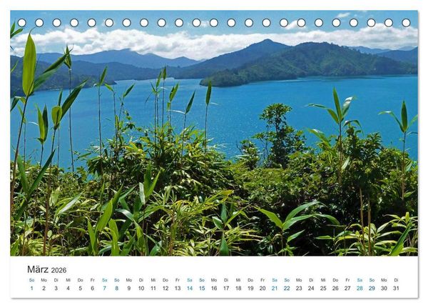 Produktbild: Vielfalt Neuseeland (Tischkalender 2026 DIN A5 quer), CALVENDO Monatskalender
