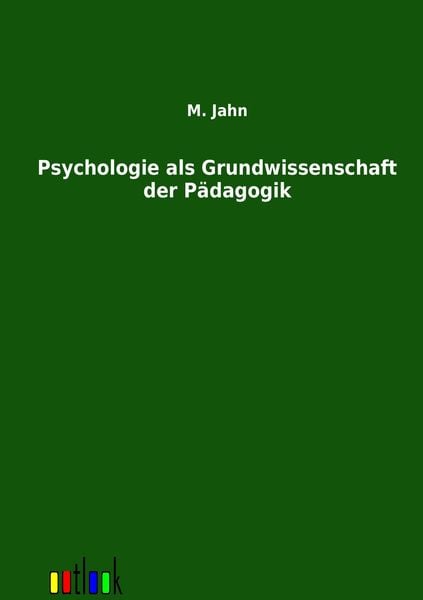 Produktbild: Psychologie als Grundwissenschaft der P&auml;dagogik