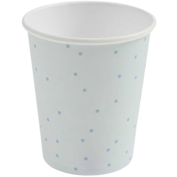 Produktbild: Pappbecher Punkte, Mint, MIX
