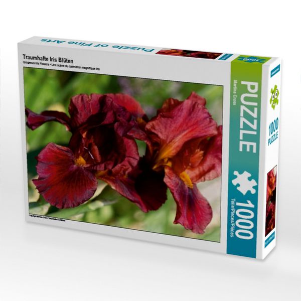 Produktbild: CALVENDO Puzzle Traumhafte Iris Bl&uuml;ten | 1000 Teile Lege-Gr&ouml;&szlig;e 64x48cm Foto-Puzzle f&uuml;r gl&uuml;ckliche Stunden